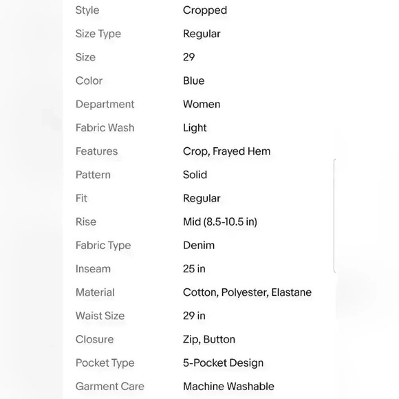 Sanctuary Denim Connector Frayed Hem Kick Crop Light Wash Missy Jeans - Picture 11 of 11